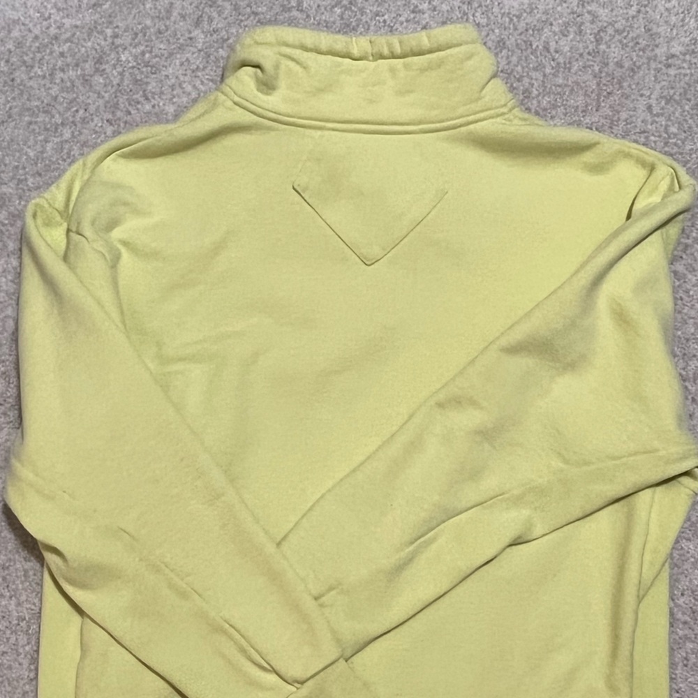 Jordan Men's  Yellow Zip-Up Sweater-size L - Picture 2 of 4